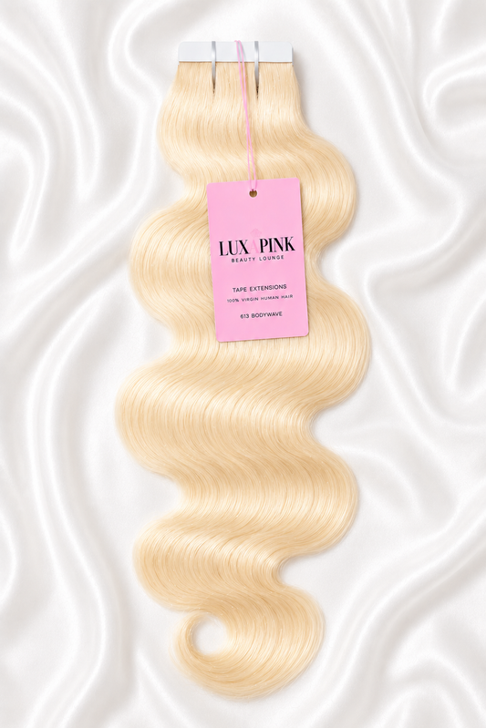 613 Blonde Bodywave Tape extensions