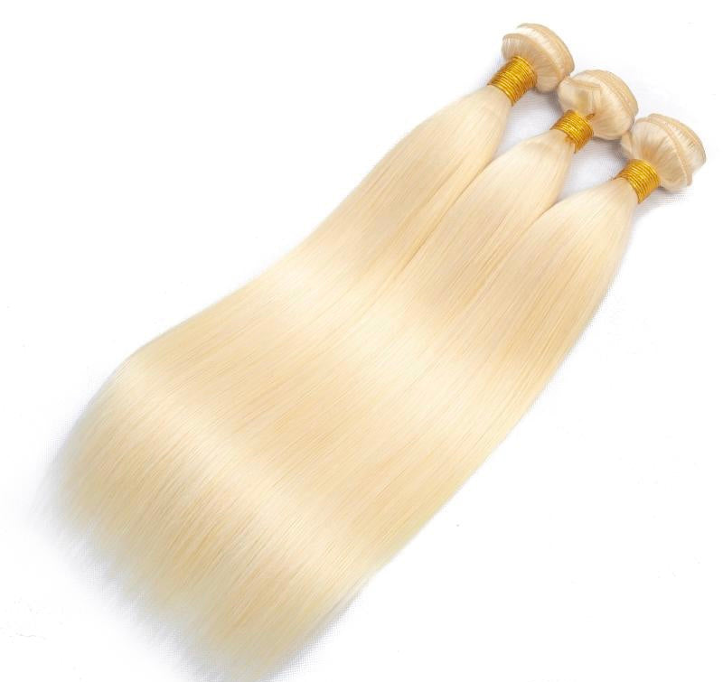 Luxapink blonde straight bundle